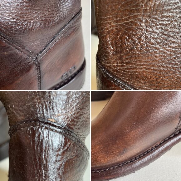 New BED STU Manchester Teak Glaze Riding Boots Size 7 - Picture 11 of 16